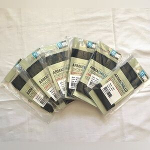6 Women’s Black Cooler Dry Underwear / Panties - Pack. Size XL. New NWT